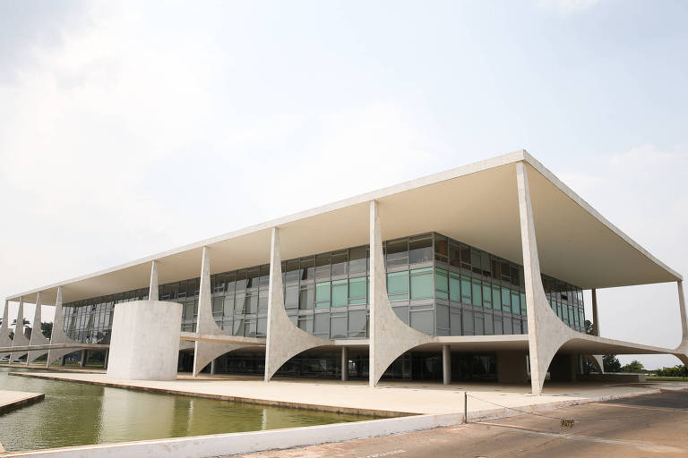 O Palácio do Planalto, em Brasília