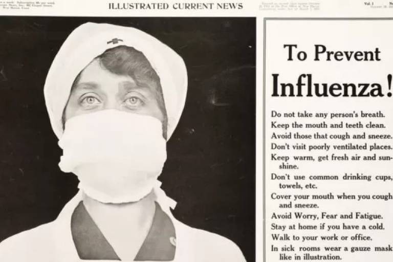 Gripe espanhola: 5 hábitos de saúde que mudaram após pandemia de gripe que arrasou o mundo em 1918