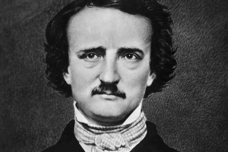 O escritor e jornalista Edgar Allan Poe