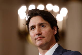 Canada's Prime Minister Justin Trudeau speaks at a news conference about firearm-control legislation that was tabled today in the House of Commons in Ottawa