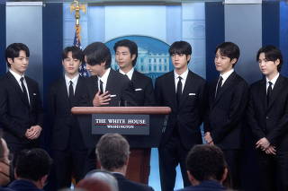 The White House hosts K-Pop stars from BTS for discussions about anti-Asian hate