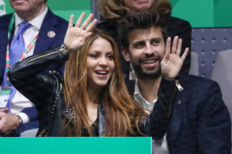 Shakira e Piqué acompanham partida de tênis em 2019