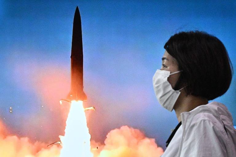 Coreia do Sul e EUA disparam 8 mísseis em resposta a lançamento similar de Pyongyang