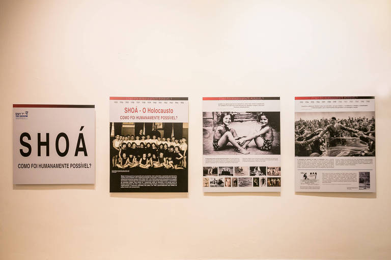 Exposição 'Shoá: Como Foi Humanamente Possível?' reúne fotos, documentos e relatos do Holocausto