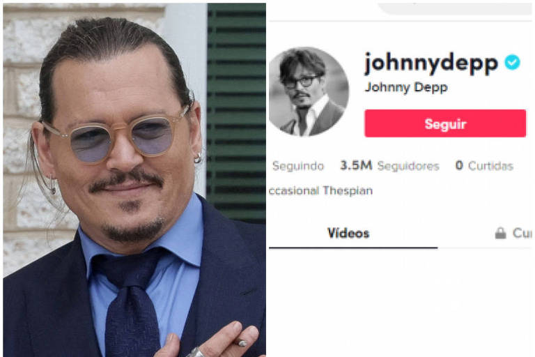 Johnny Depp cria conta no TikTok após julgamento e já acumula 3,5 mi seguidores