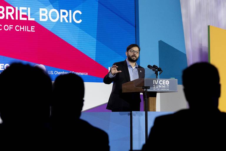 Nos EUA, Boric atrai empresários, defende responsabilidade fiscal e cobra Bolsonaro