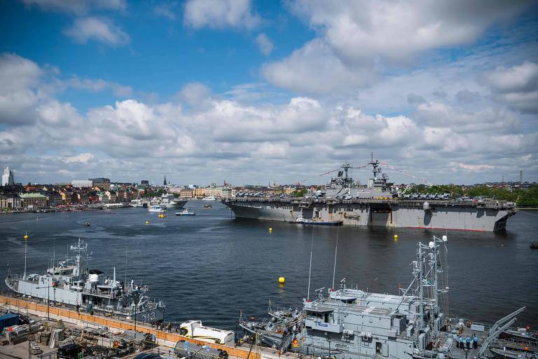 Rússia e Otan se desafiam em manobras militares no mar Báltico