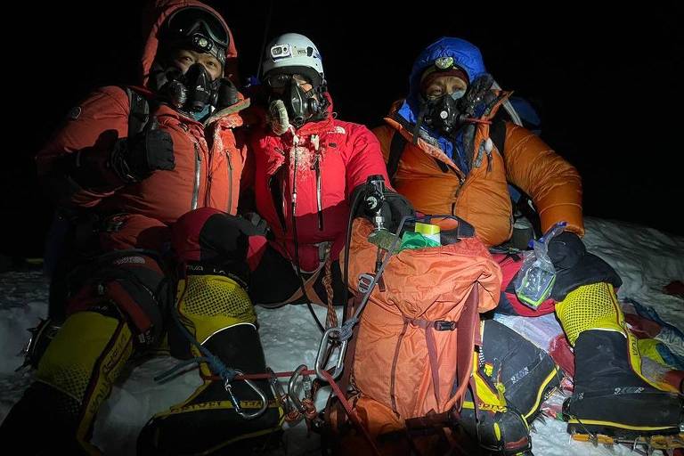 Joel Kriger, 68, na jornada rumo ao pico do Everest