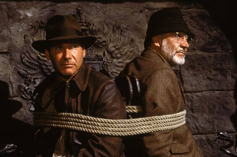 Cena do filme "Indiana Jones e a Última Cruzada"