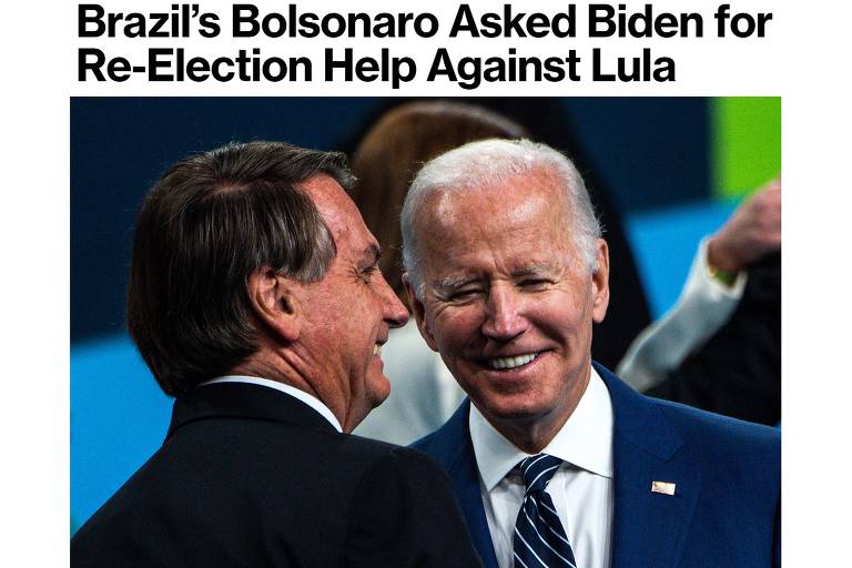 Bolsonaro e Biden sorriem no final da Cúpula das Américas