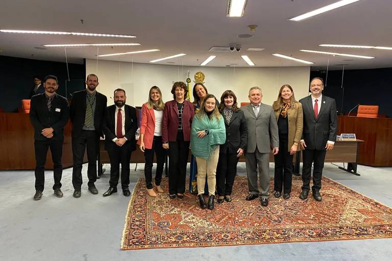 Professores universitários que participaram do Painel "Contribuição das universidades para a preservação da democracia", do STF