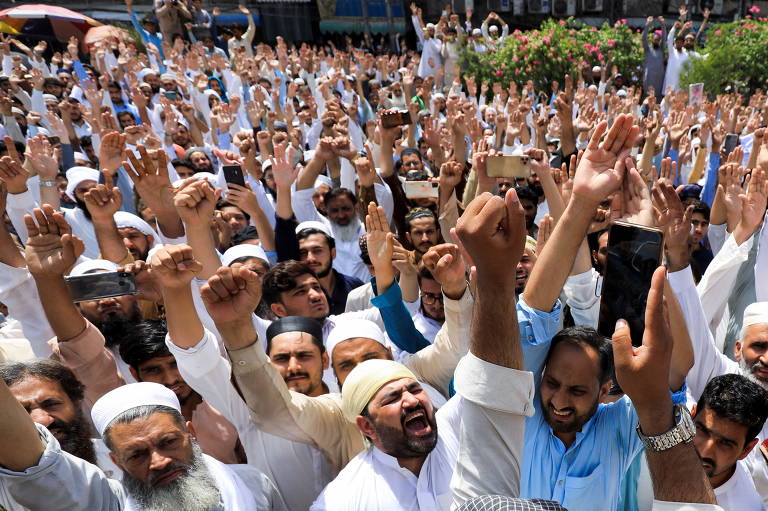 Muçulmanos na Índia protestam contra governo Modi