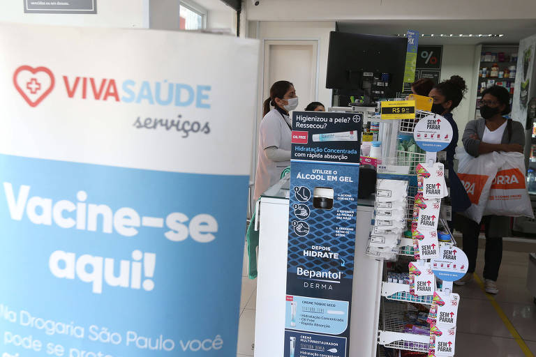A vacinação contra a Covid-19 foi iniciada na rede particular no inicio de junho em São Paulo
