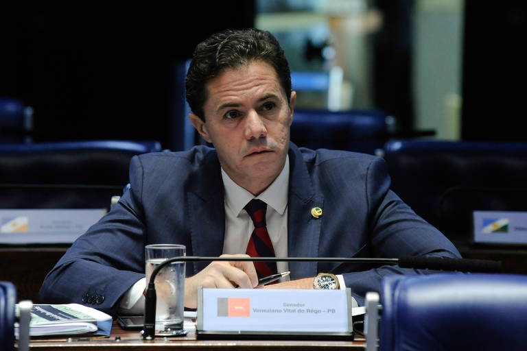 O senador Veneziano Vital do Rêgo (MDB-PB) é membro titular da CPI do 8 de janeiro