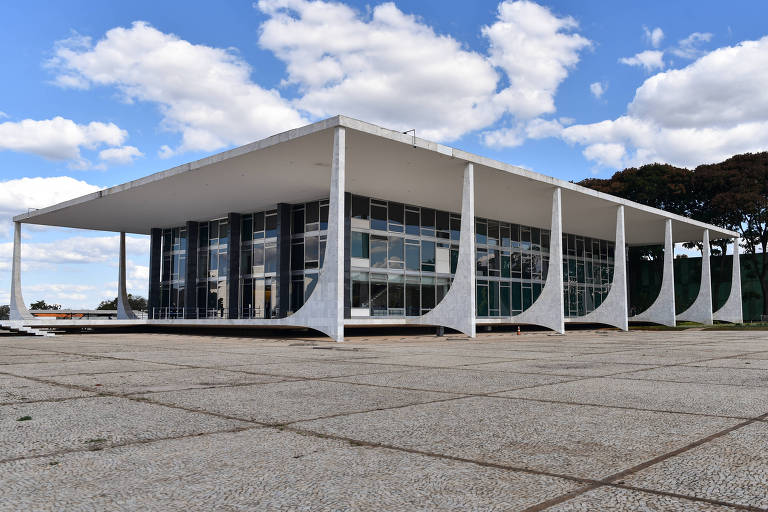 A fachada do STF, em Brasília