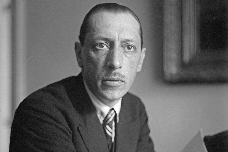 O compositor Igor Stravinsky