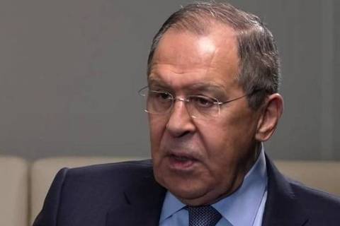 Serguei Lavrov fala à BBC