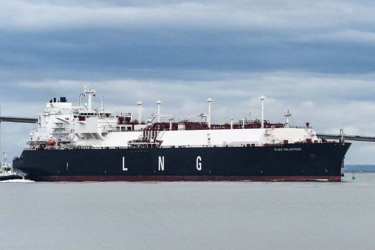 Gás natural liquefeito pode ser transportado em navio -e é uma das alternativas usadas pelos países europeus para substituir o gás russo