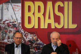 Luiz Inacio Lula da Silva launches the guidelines of the government programme in Sao Paulo