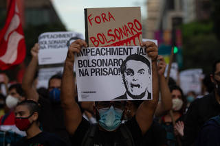 Protesto contra o Bolsonaro