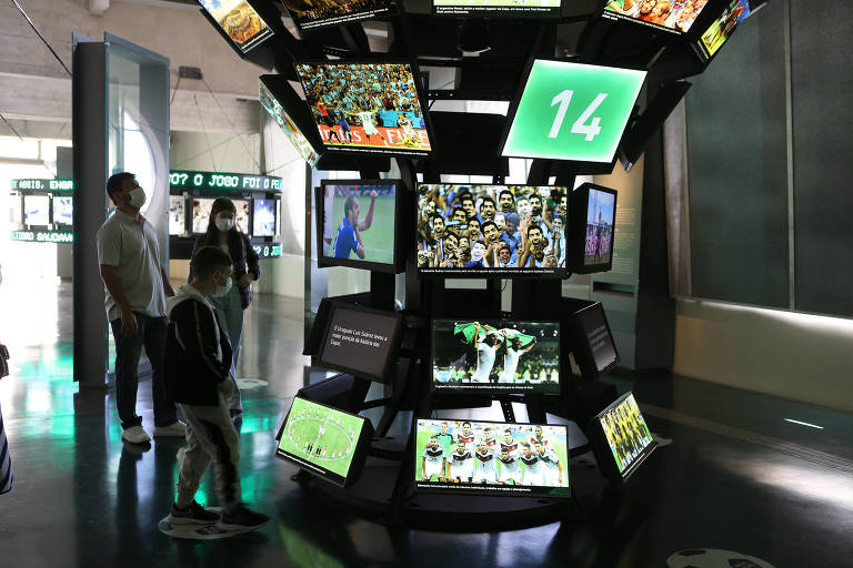 Movimentação no Museu do Futebol 
