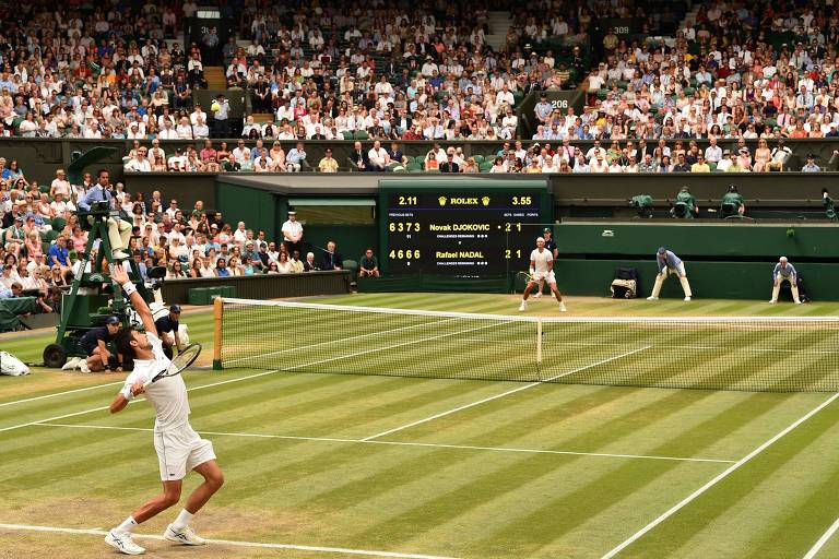 Sem pontos no ranking, Wimbledon atrai tenistas com tradição e prestígio