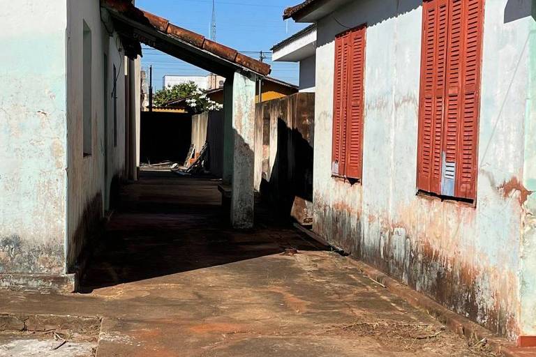 O estado atual da casa em que Chico Xavier morou quando se mudou para Uberaba, em 1959