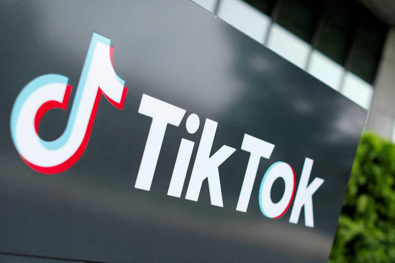Logo do TikTok; app chinês vira pilar importante da comunicação política