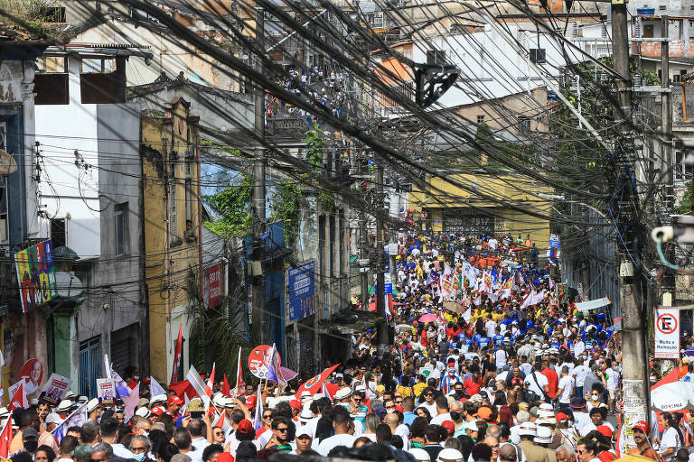 Passeata de campanha de Luiz Inácio Lula da Silva (PT) em Salvador