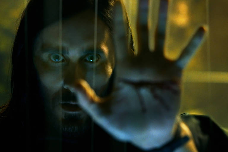 Jared Leto em cena do filme 'Morbius'