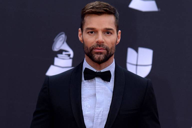 Ricky Martin no 20º Grammy Latino, em novembro de 2019