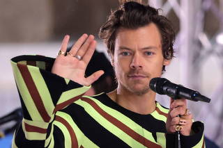 Harry Styles performs on NBC's 