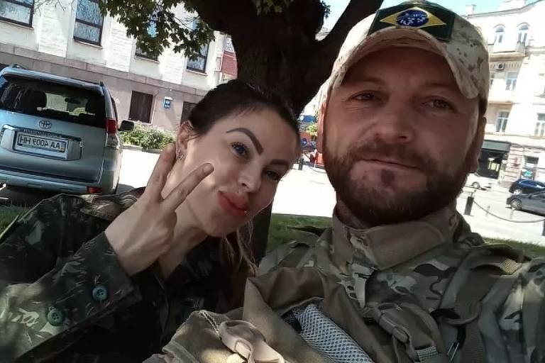 Os combatentes brasileiros Thalita do Valle e Douglas Búrigo morreram na Ucrânia