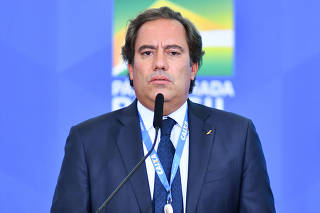 O presidente da Caixa Econômica, Pedro Guimarães