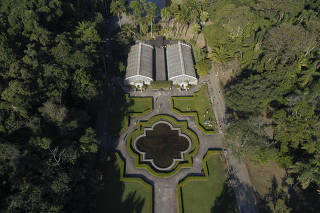 Vista aérea do Jardim Botânico de SP