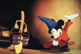MICKEY MOUSE AS THE SORCERERS APPRENTICE