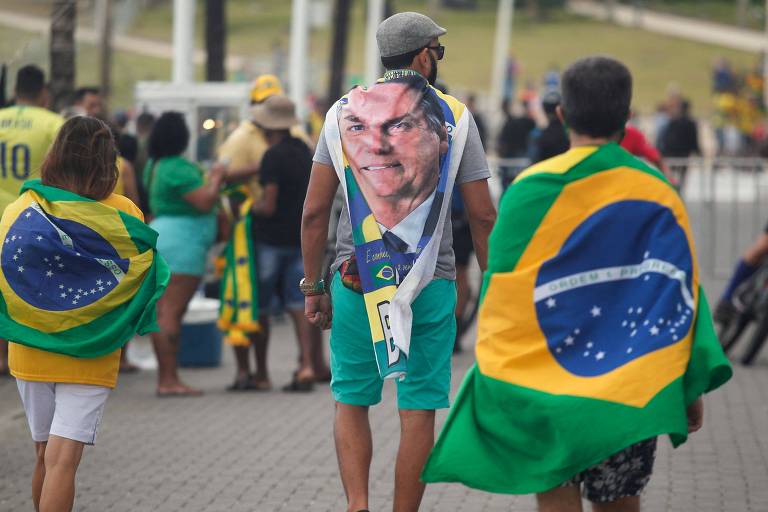 Apoiadores do presidente Jair Bolsonaro 