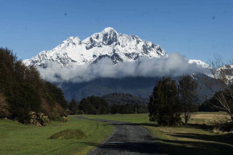 Patagônia Chilena encanta com neve e até vulcões