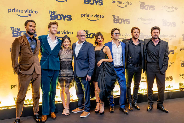 Elenco de "The Boys" lança o último episódio da terceira temporada no Brasil
