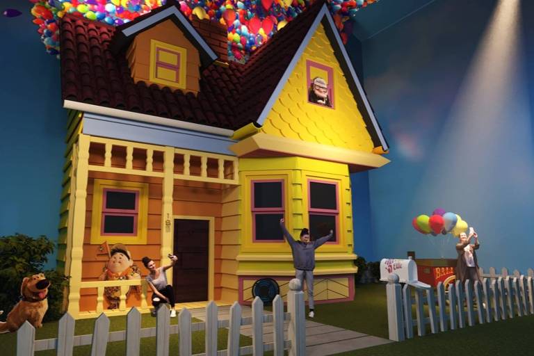 Imagem ilustrativa de como será a 'Mundo Pixar', exposição interativa que abre no dia 20 de julho no shopping Eldorado