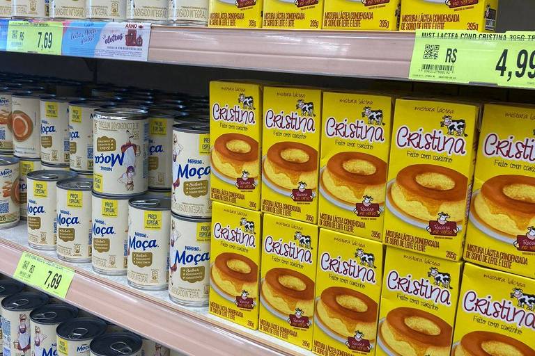 Supermercados vendem leite fake na crise