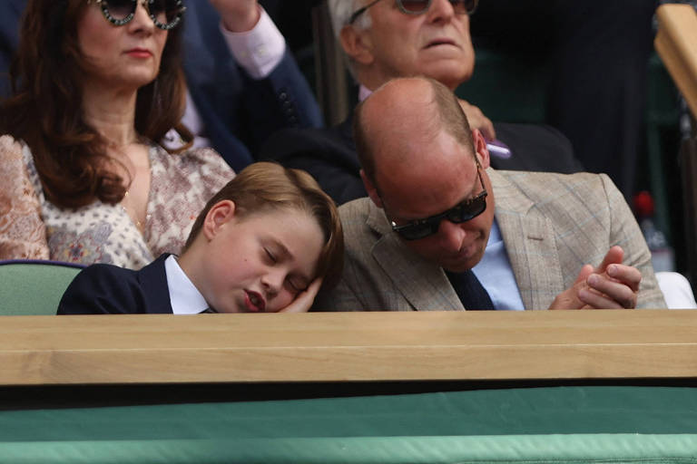 Príncipe George rouba a cena ao acompanhar Kate e William em Wimbledon