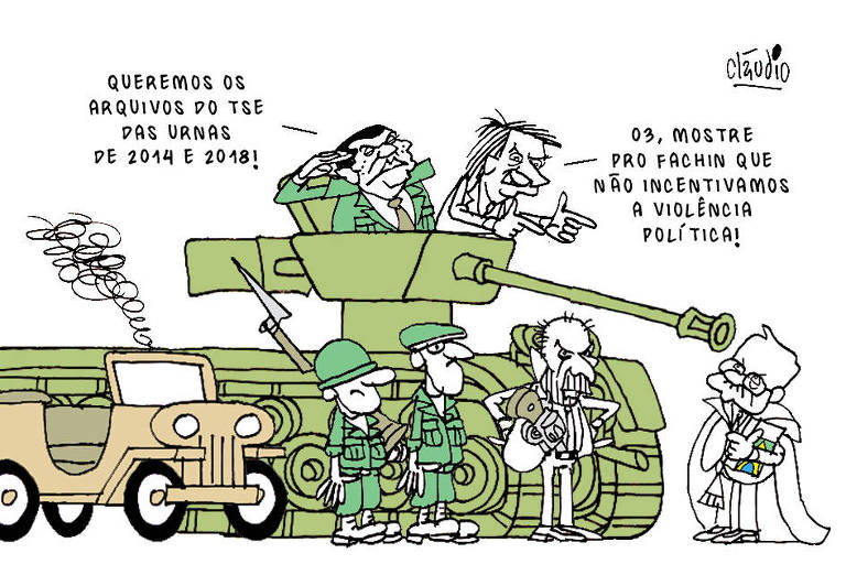 Com um cabo e um soldado, Bolsonaro mostra que não incentiva violência política