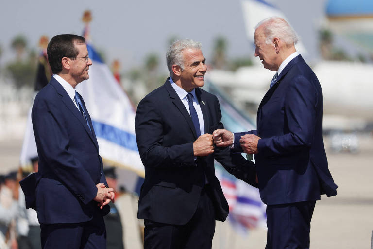 Biden chega a Israel como 'velho amigo', defende Estado palestino e menciona Irã