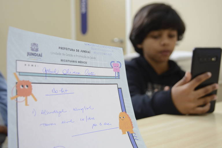 Receituário médico para pequenos pacientes ganha cores e desenhos em Jundiaí