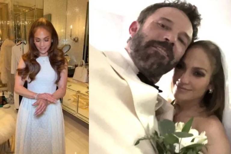 Jennifer Lopez divulga primeiras imagens de casamento com Ben Affleck