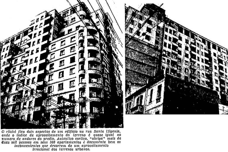 Reportagem de 1956 sobre edifício na região central de São Paulo
