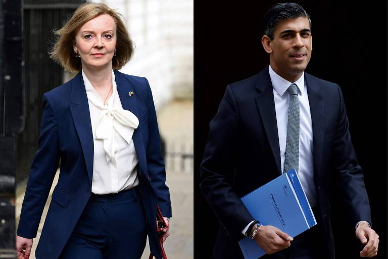 Rishi Sunak e Liz Truss vão disputar sucessão de Boris como premiê do Reino Unido
