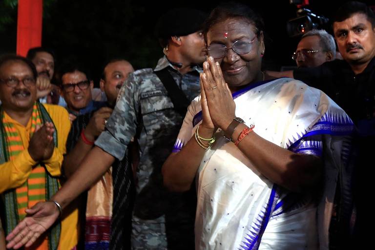 Índia elege à Presidência Draupadi Murmu, mulher de etnia marginalizada