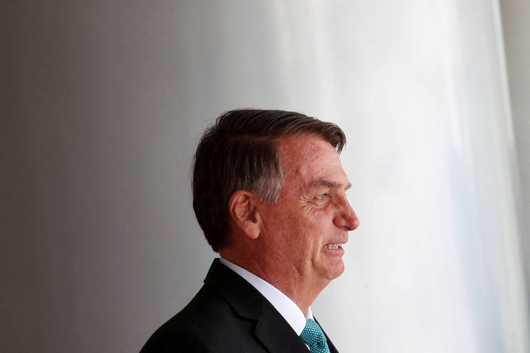 O presidente Jair Bolsonaro em 2022